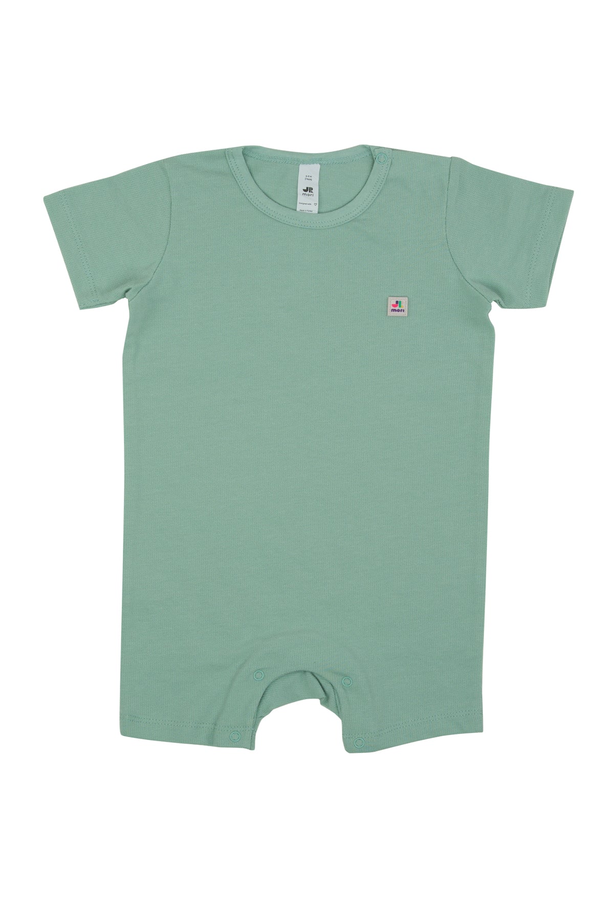 Shoulder Snap Short Basic One-Piece