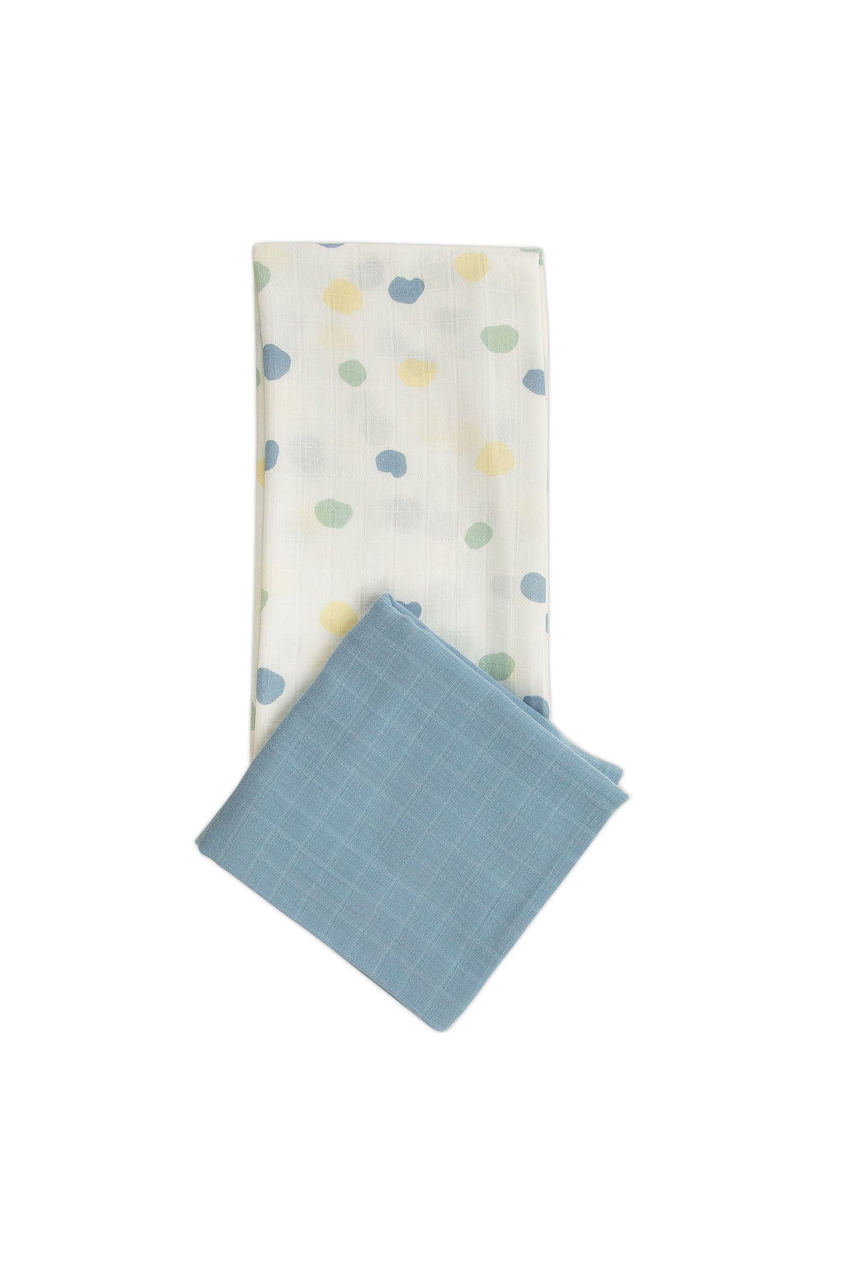 2 Pack Polkadot Pattern Multiuse Muslin Swaddle 100x100cm