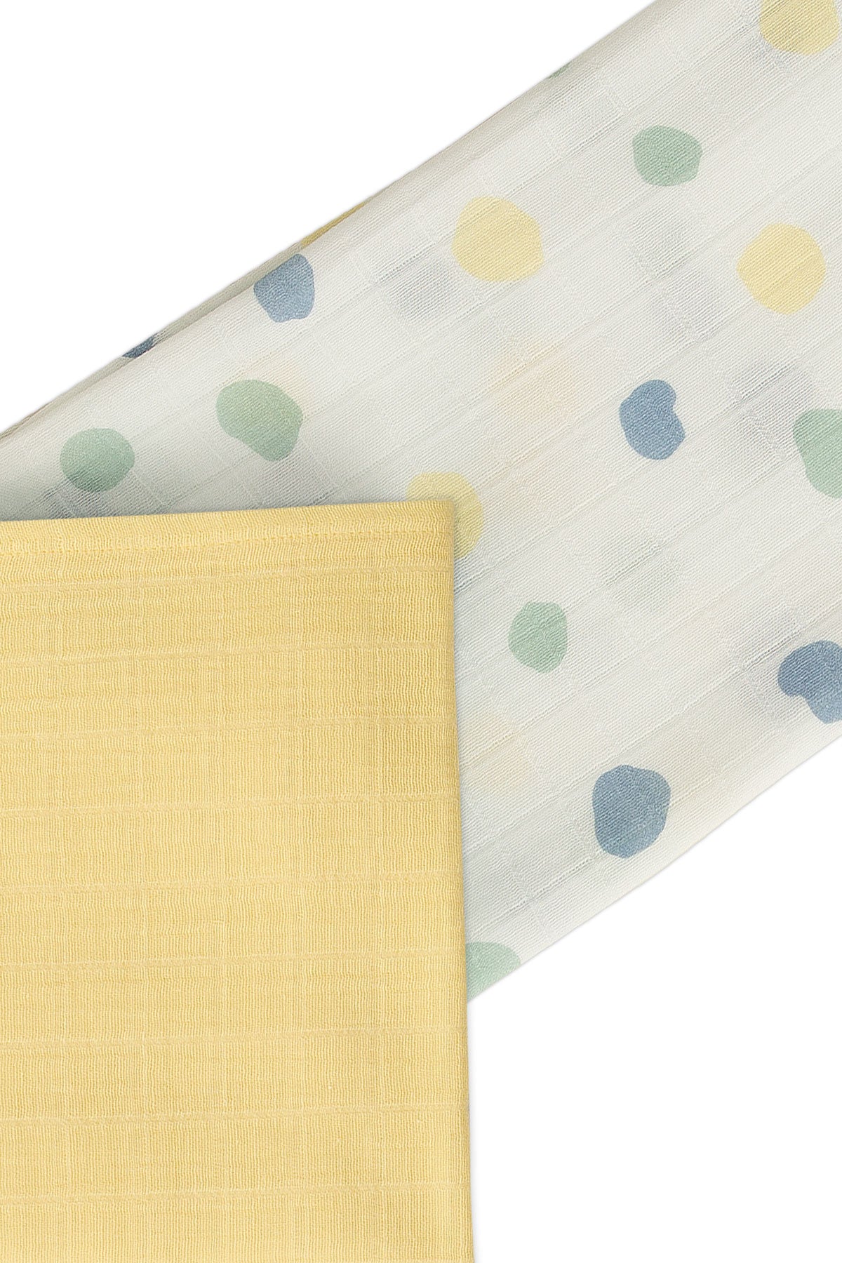 2 Pack Polkadot Pattern Multiuse Muslin Swaddle 100x100cm