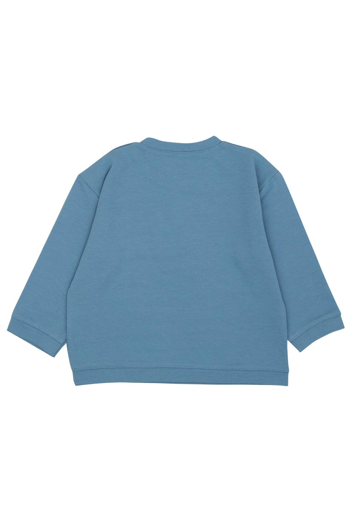 Omzu Çıtçıtlı Basic Sweatshirt