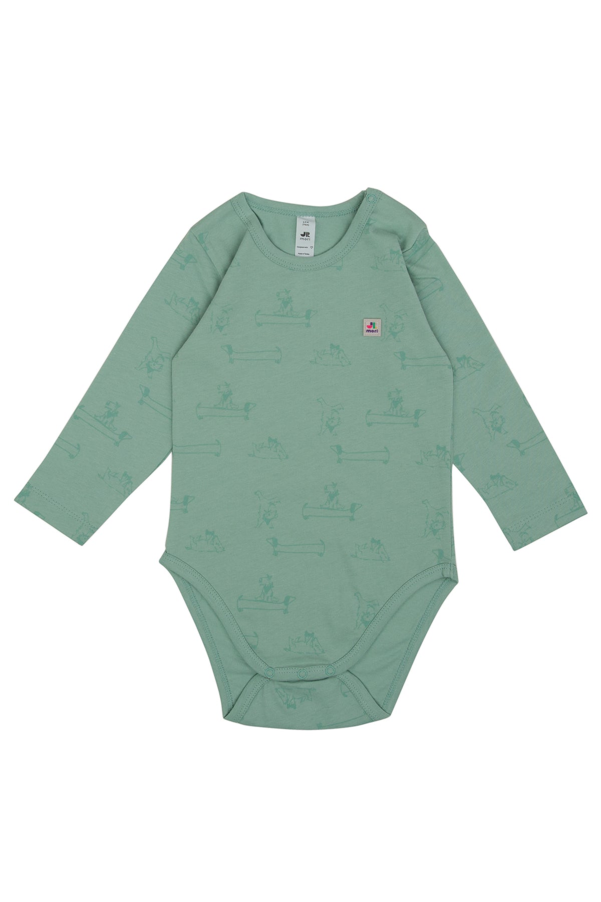 Mr.J & Ms.R Shoulder Snap Long Sleeve Body