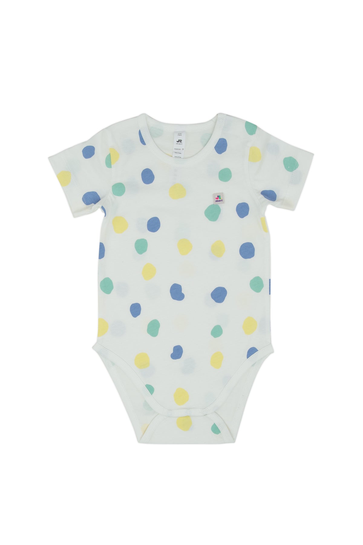 Polkadots Shoulder Snap Short Sleeve Body