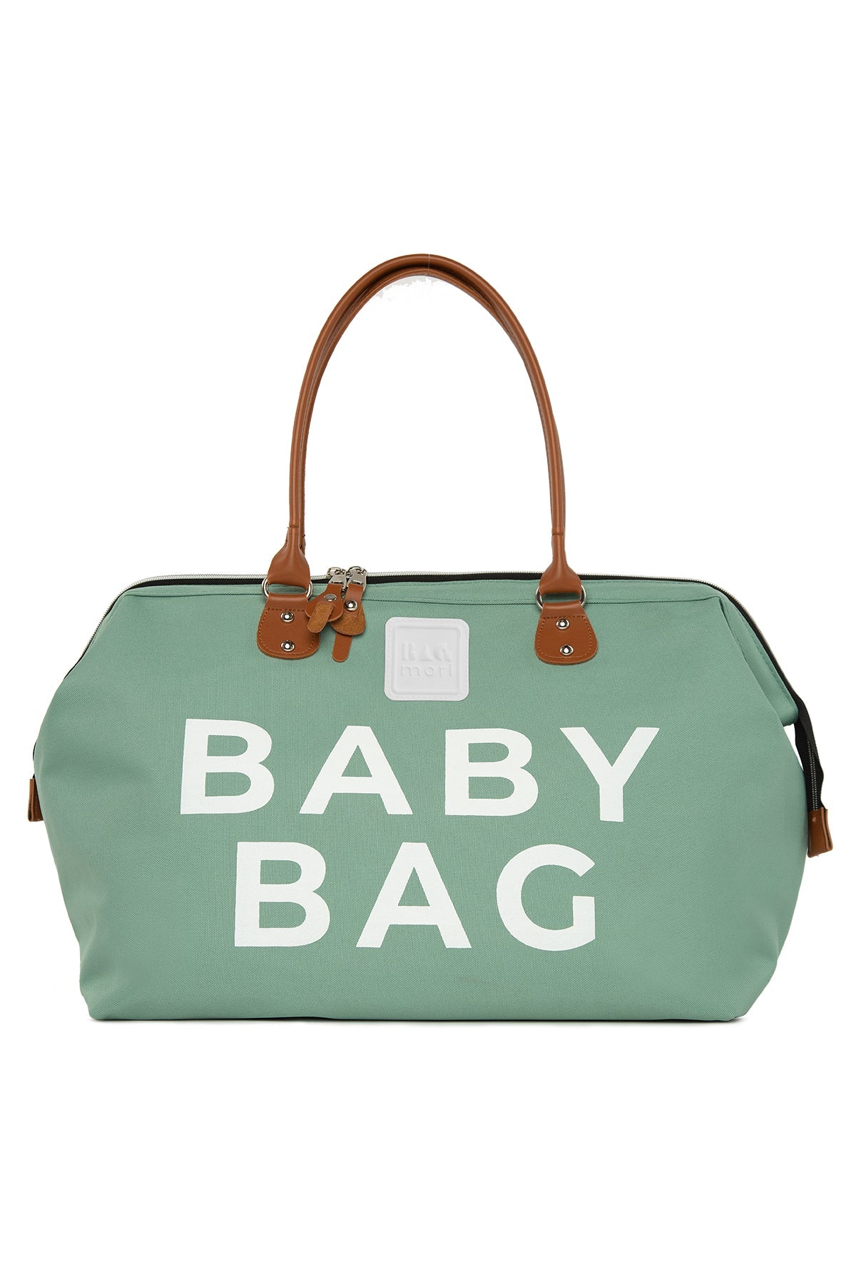 Yeşil Baby Bag Baskılı Bebek Bakım Çantası