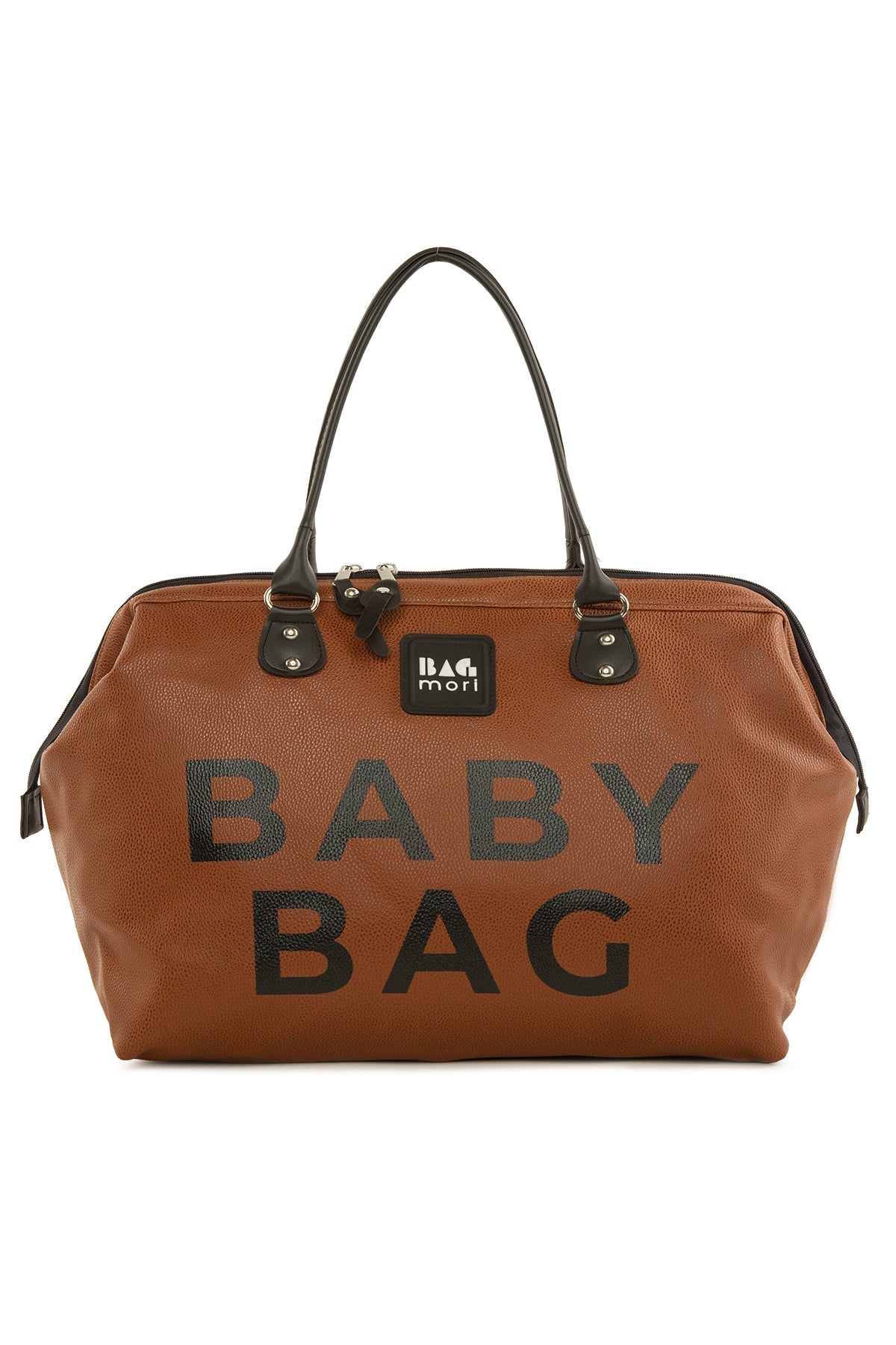 Taba Baby Bag Baskılı Deri Anne Bebek Bakım Çantası