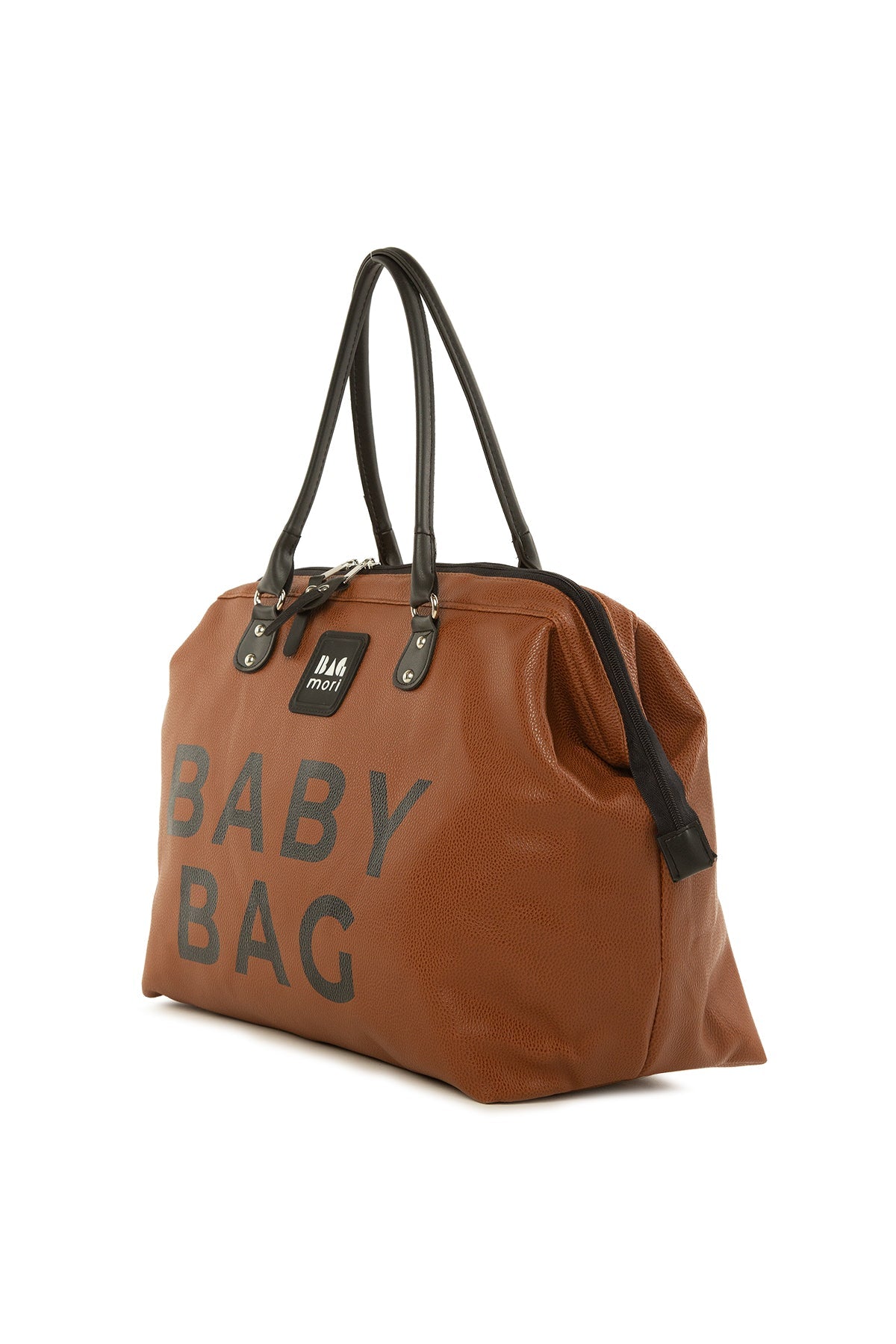 Taba Baby Bag Baskılı Deri Anne Bebek Bakım Çantası