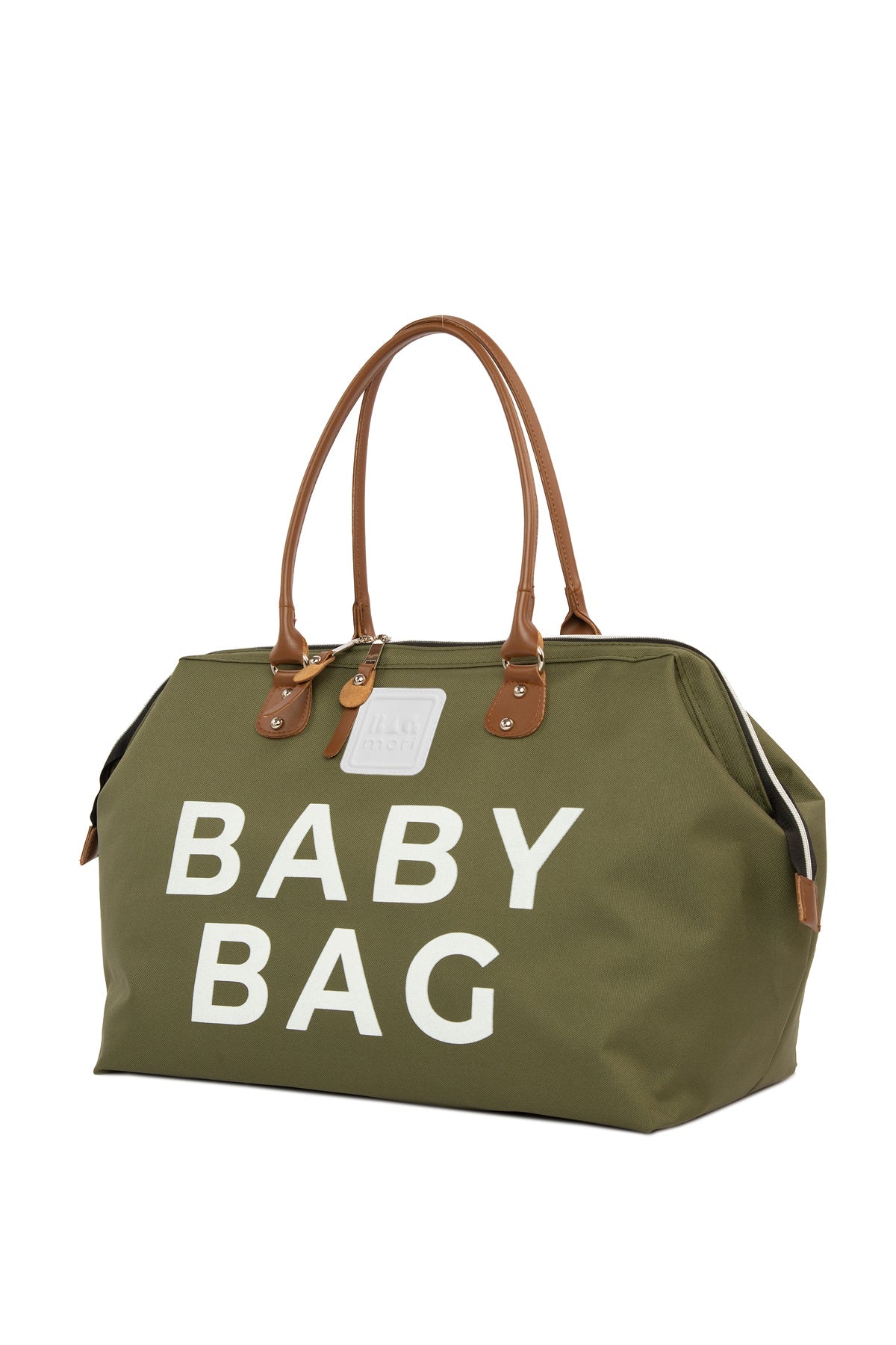 Haki Baby Bag Baskılı Bebek Bakım Çantası