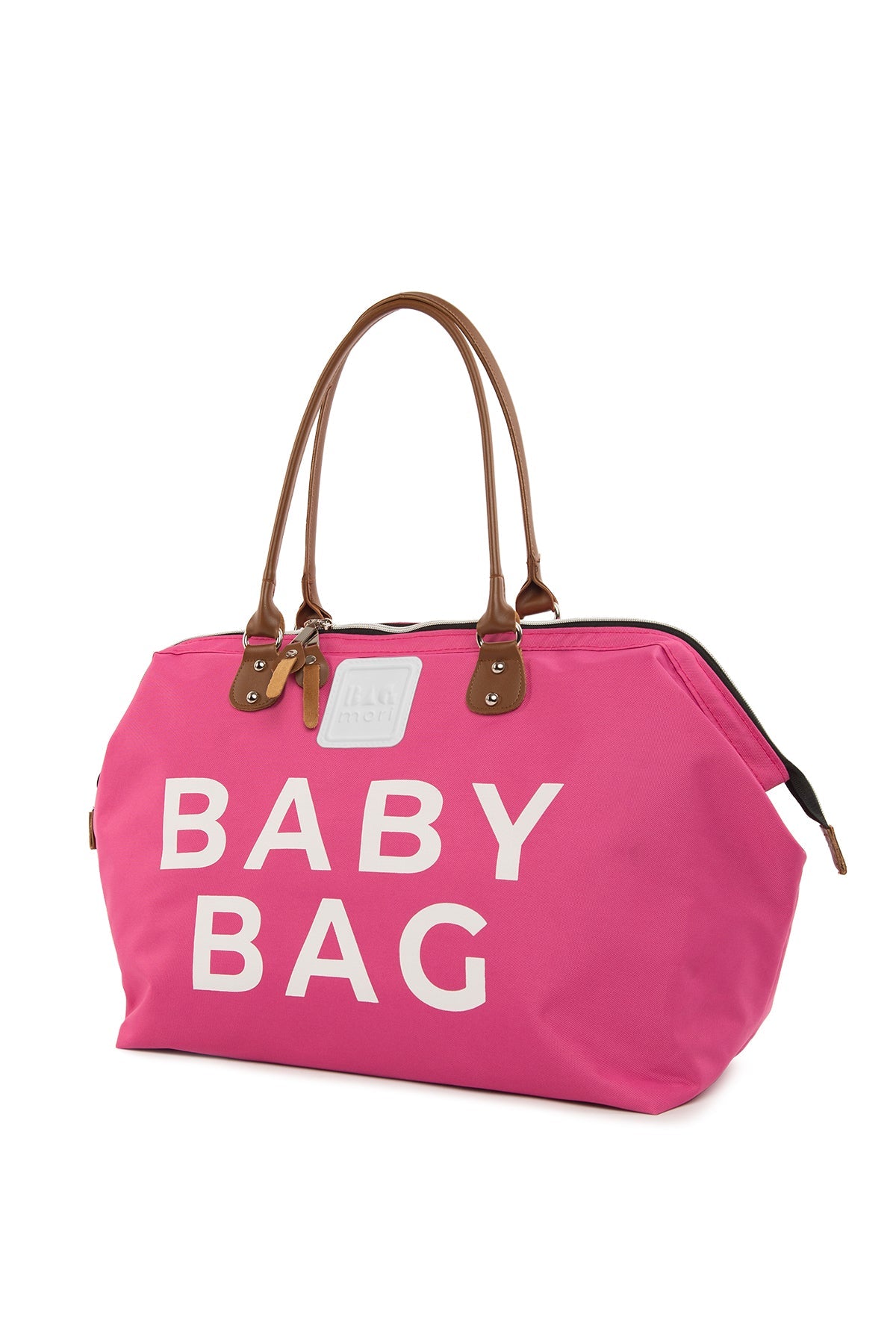 Fuşya Baby Bag Baskılı Bebek Bakım Çantası