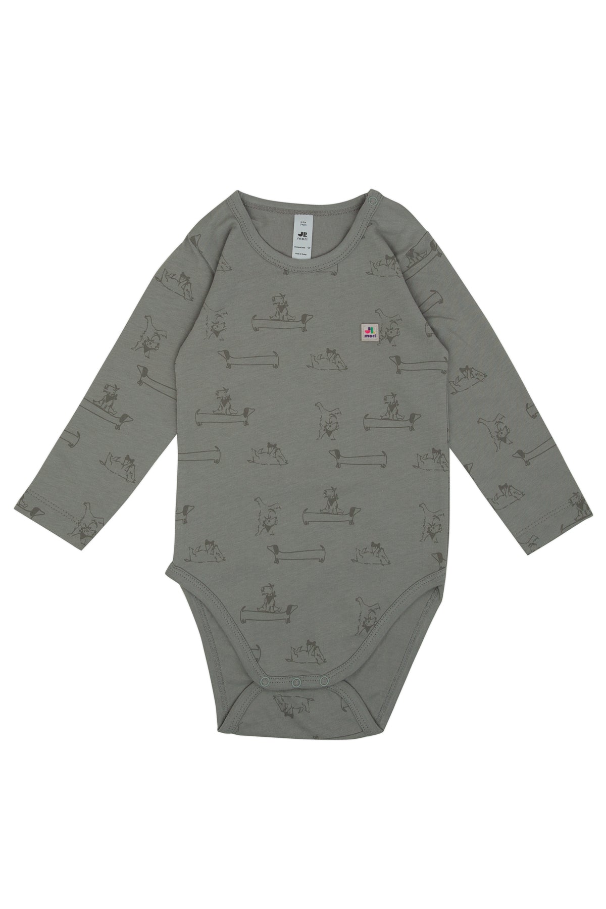 Mr.J & Ms.R Shoulder Snap Long Sleeve Body